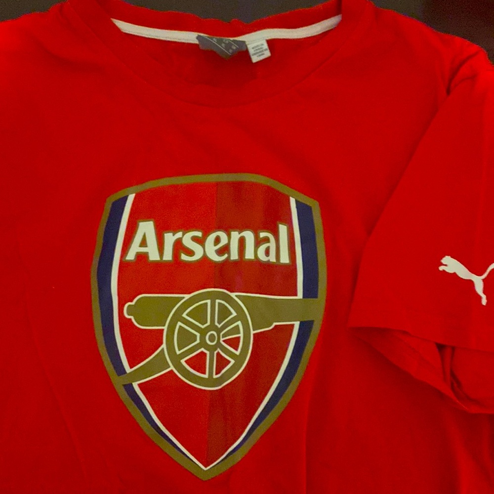 Puma Arsenal FC Crewneck Shirt Red Mens XL